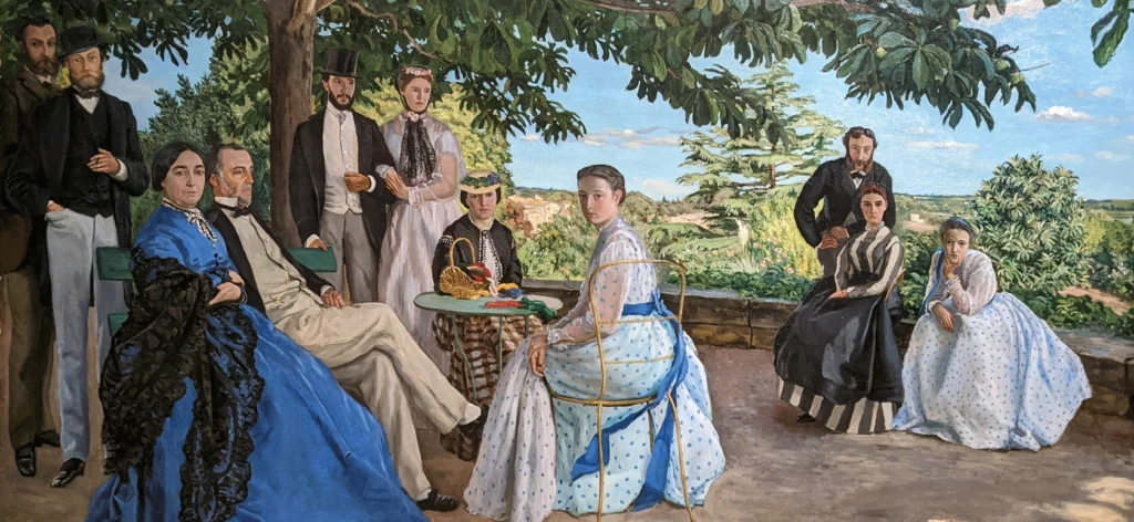 Family meeting painting